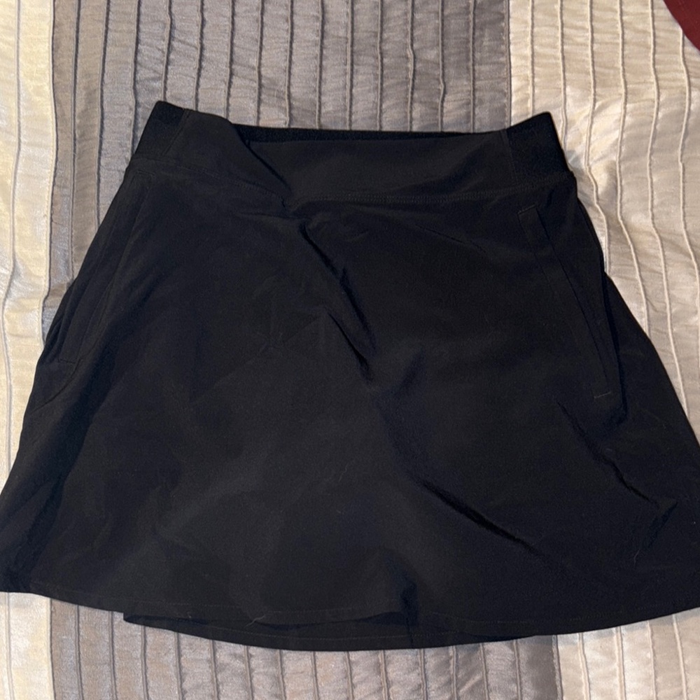 Athleta Black Athletic Skirt